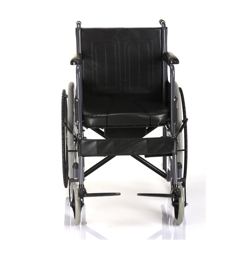 乐康医疗器械批发-江苏鱼跃手动轮椅车H005B软座带便
