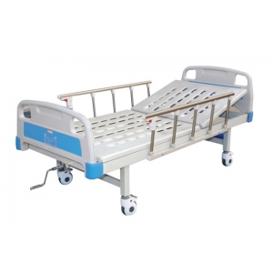 乐康医疗器械-河思源ABS床头铝合金护栏冲孔单摇床