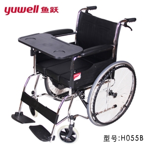 乐康医疗器械-江苏鱼跃手动轮椅车H055B实心胎