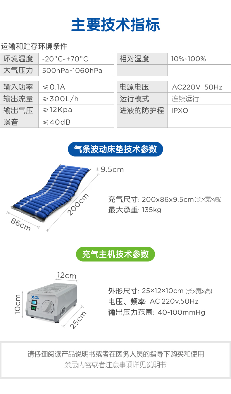 乐康医疗器械_粤华防褥疮护理床垫QDC-300